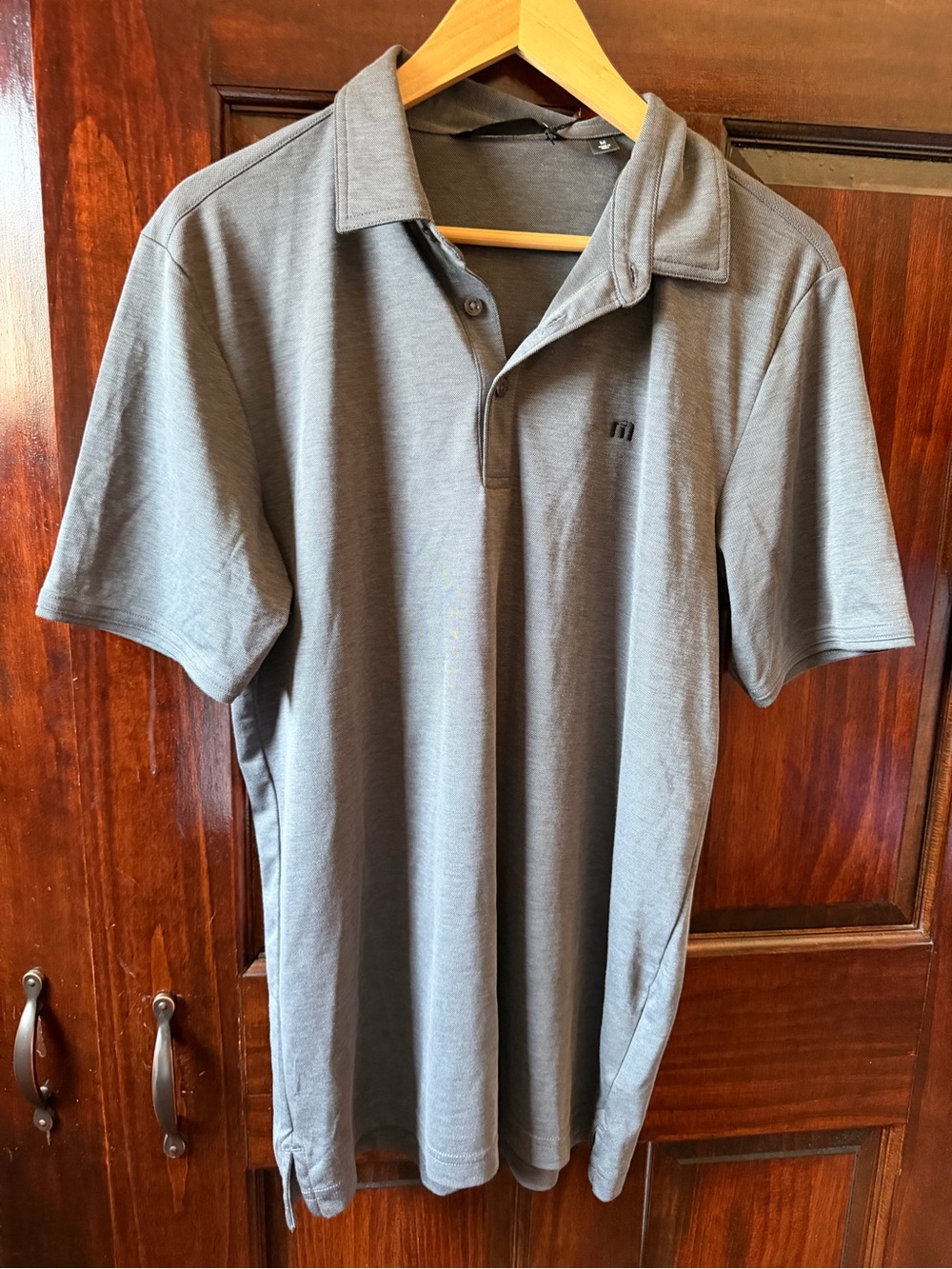 Muted Gray Men’s Polo Shirt -